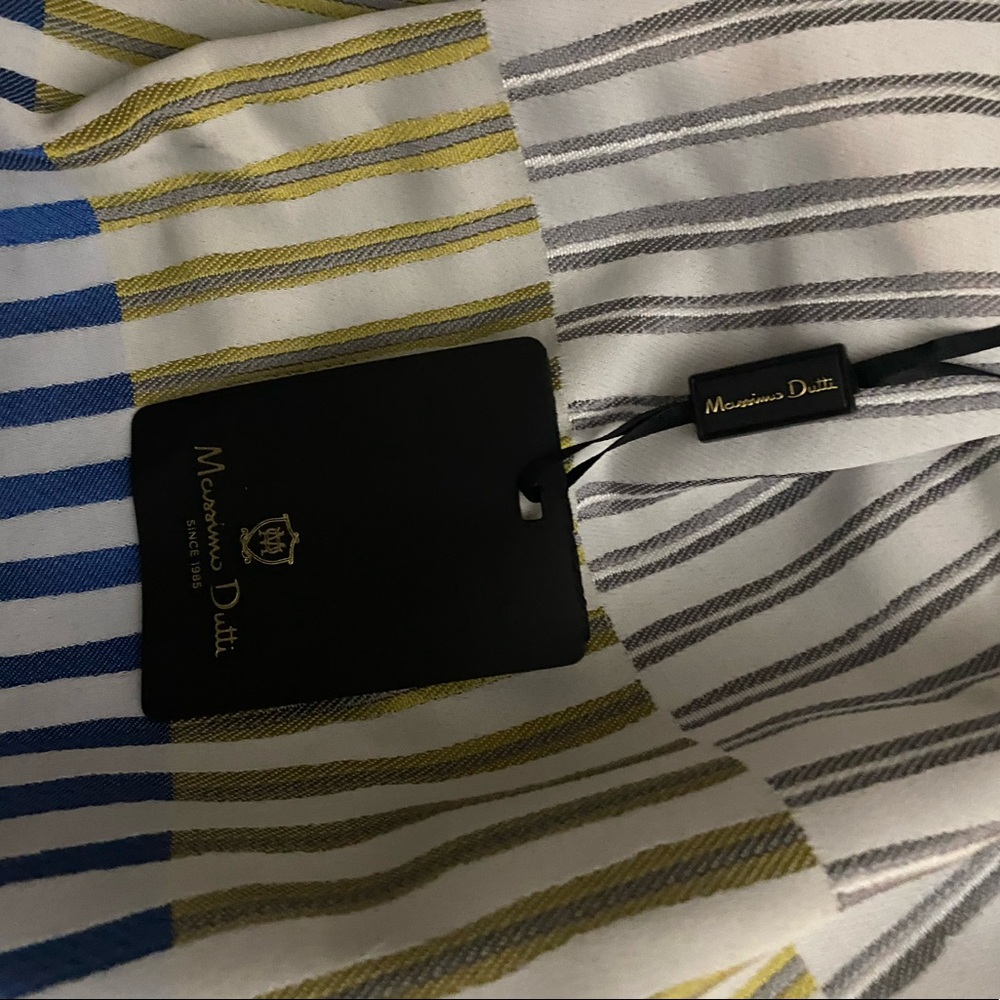 NWT Massimo Dutti Plaid Pattern Box pleated skirt - Picture 9 of 12